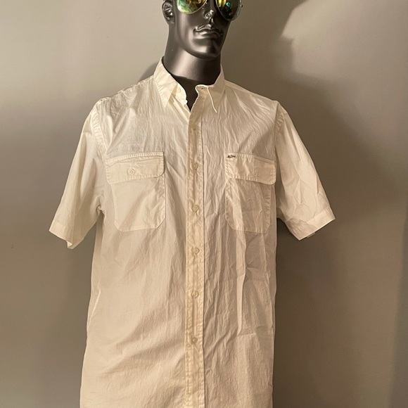 Men’s 2 (XL) RalphLauren  button up shirts (1 pink and 1 white) $30 for both - Picture 2 of 2